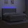 vidaXL Boxspringbett mit Matratze &amp; LED Hellgrau 180x200 cm Stoff