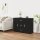 vidaXL Sideboard Schwarz 91x29,5x65 cm Holzwerkstoff