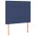 vidaXL Kopfteile 2 Stk. Blau 80x5x78/88 cm Stoff