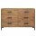 vidaXL Sideboard Braun 110x35x70 cm Massivholz Kiefer Recycelt