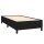 vidaXL Boxspringbett mit Matratze Schwarz 90x200 cm Stoff