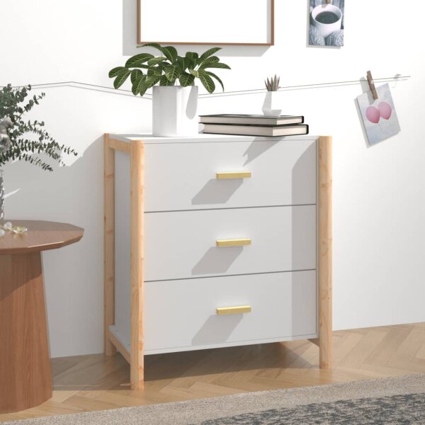 vidaXL Sideboard Wei&szlig; 62x38x70 cm Holzwerkstoff