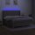 vidaXL Boxspringbett mit Matratze &amp; LED Taupe 180x200 cm Stoff