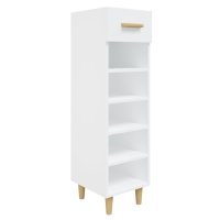 vidaXL Schuhschrank Hochglanz-Weiß 30x35x105 cm...