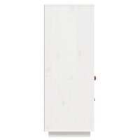 vidaXL Highboard Wei&szlig; 100x40x108,5 cm Massivholz Kiefer