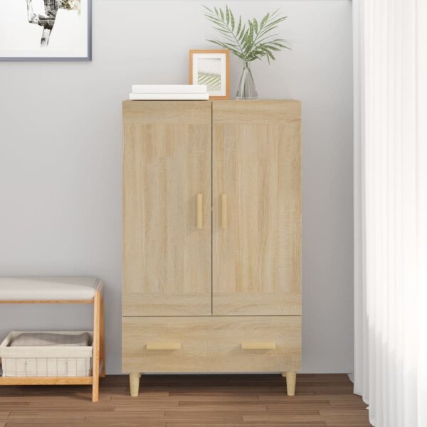 vidaXL Highboard Sonoma-Eiche 70x31x115 cm Holzwerkstoff