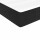 vidaXL Boxspringbett mit Matratze Schwarz 100x200 cm Samt