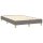 vidaXL Boxspringbett mit Matratze Dunkelgrau 120x200 cm Stoff