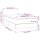 vidaXL Boxspringbett mit Matratze Taupe 100x200 cm Stoff
