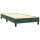 WOWONA Boxspringbett mit Matratze Dunkelgr&uuml;n 90x200 cm Samt