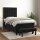 vidaXL Boxspringbett mit Matratze Schwarz 100x200 cm Samt