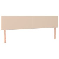 vidaXL Boxspringbett Matratze Cappuccino-Braun 160x200 cm Kunstleder