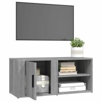 vidaXL TV-Schr&auml;nke 2 Stk. Grau Sonoma 80x31,5x36 cm Holzwerkstoff