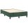 vidaXL Boxspringbett mit Matratze Dunkelgr&uuml;n 120x200 cm Samt