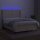 vidaXL Boxspringbett mit Matratze &amp; LED Creme 140x200 cm Stoff