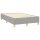 vidaXL Boxspringbett mit Matratze Hellgrau 120x200 cm Stoff