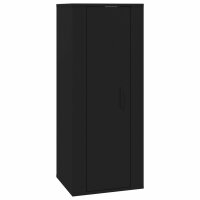 vidaXL TV-Wandschrank Schwarz 40x34,5x100 cm