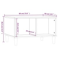 vidaXL Couchtisch Betongrau 60x50x36,5 cm Holzwerkstoff