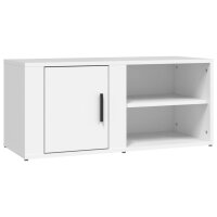 vidaXL TV-Schrank Wei&szlig; 80x31,5x36 cm Holzwerkstoff