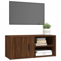 vidaXL TV-Schrank Braun Eichen-Optik 80x31,5x36 cm Holzwerkstoff