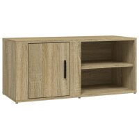 vidaXL TV-Schrank Sonoma-Eiche 80x31,5x36 cm Holzwerkstoff