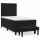 vidaXL Boxspringbett mit Matratze Schwarz 80x200 cm Samt