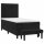 vidaXL Boxspringbett mit Matratze Schwarz 80x200 cm Samt