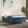 vidaXL Boxspringbett Dunkelblau 140x190 cm Samt