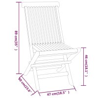 vidaXL 3-tlg. Garten-Essgruppe Massivholz Teak