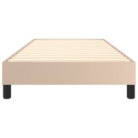 vidaXL Boxspringbett Cappuccino-Braun 90x200 cm Kunstleder