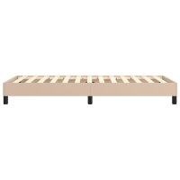 vidaXL Boxspringbett Cappuccino-Braun 90x200 cm Kunstleder