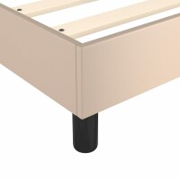 vidaXL Boxspringbett Cappuccino-Braun 90x200 cm Kunstleder