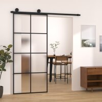 vidaXL Schiebetür mit Beschlag 90x205 cm ESG-Glas...