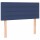 WOWONA Boxspringbett mit Matratze Blau 100x200 cm Stoff