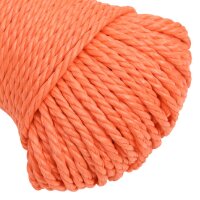 vidaXL Arbeitsseil Orange 6 mm 50 m Polypropylen