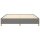 vidaXL Boxspringbett Dunkelgrau 160x200 cm Stoff