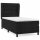 vidaXL Boxspringbett mit Matratze Schwarz 90x190 cm Samt