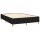 vidaXL Boxspringbett mit Matratze &amp; LED Schwarz 140x200 cm Stoff