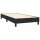 vidaXL Boxspringbett mit Matratze &amp; LED Schwarz 100x200 cm Samt