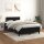 vidaXL Boxspringbett mit Matratze Schwarz 120x200 cm Samt