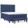 vidaXL Boxspringbett mit Matratze Blau 140x200 cm Stoff