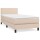 WOWONA Boxspringbett Matratze Cappuccino-Braun 100x200cm Kunstleder