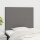 vidaXL Kopfteile 2 Stk. Dunkelgrau 90x5x78/88 cm Stoff