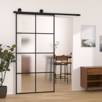 vidaXL Schiebetür mit Beschlag 102,5x205 cm ESG-Glas...