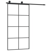 vidaXL Schiebetür mit Beschlag 102,5x205 cm ESG-Glas...