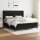 vidaXL Boxspringbett mit Matratze Schwarz 160x200 cm Stoff