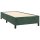 WOWONA Boxspringbett mit Matratze Dunkelgr&uuml;n 100x200 cm Samt