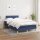 vidaXL Boxspringbett mit Matratze Blau 120x200 cm Stoff