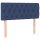 vidaXL Boxspringbett mit Matratze Blau 120x200 cm Stoff