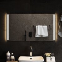 vidaXL LED-Badspiegel 90x50 cm